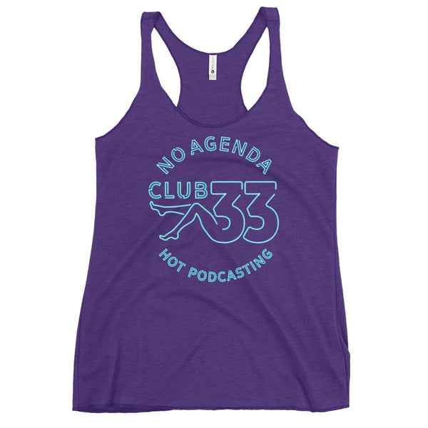 NO AGENDA CLUB 33 - racerback tank