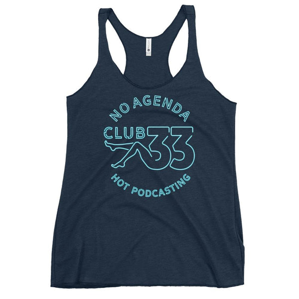 NO AGENDA CLUB 33 - racerback tank