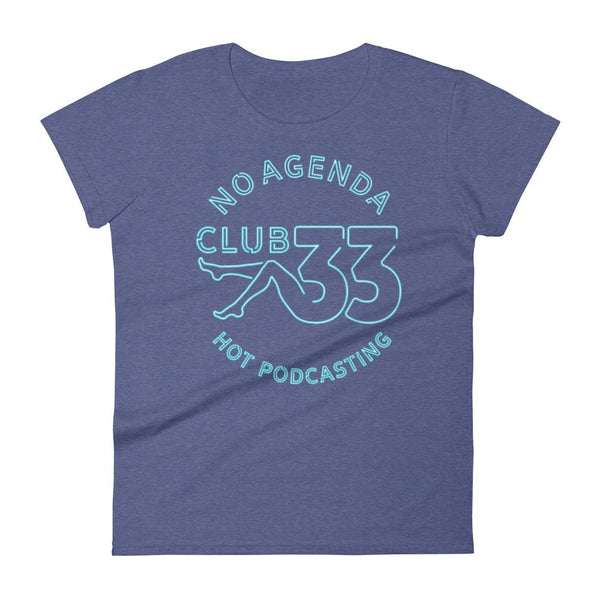 NO AGENDA CLUB 33 - womens tee