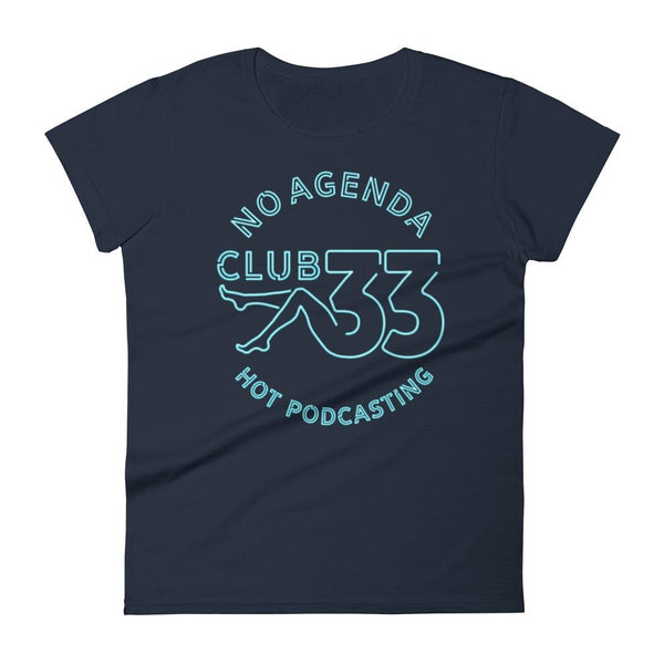 NO AGENDA CLUB 33 - womens tee