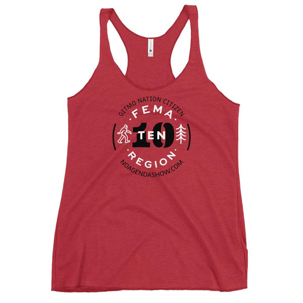 FEMA REGION TEN - racerback tank
