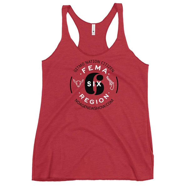 FEMA REGION SIX - racerback tank