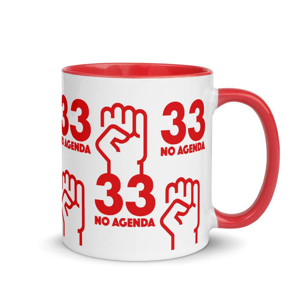 NO AGENDA 33 - accent mug