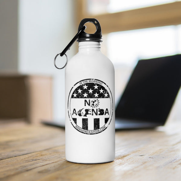 NO AGENDA PARTY TIME - 14 oz water bottle