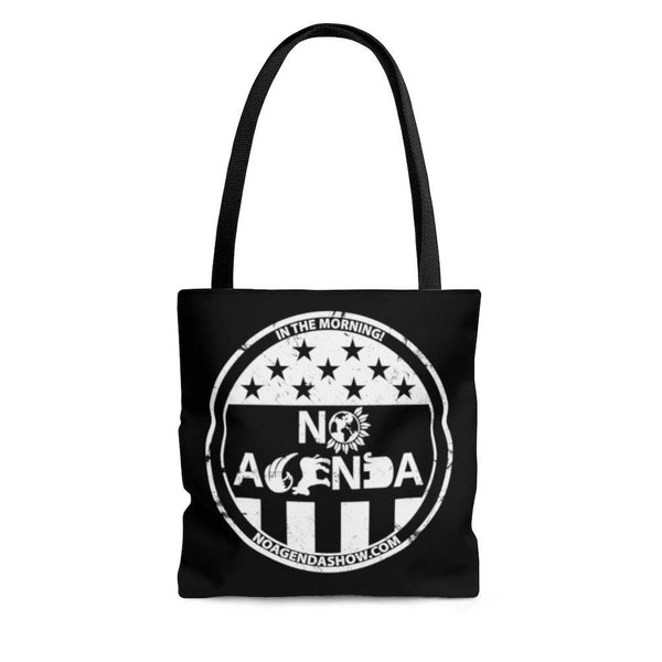 NO AGENDA PARTY TIME - tote bag