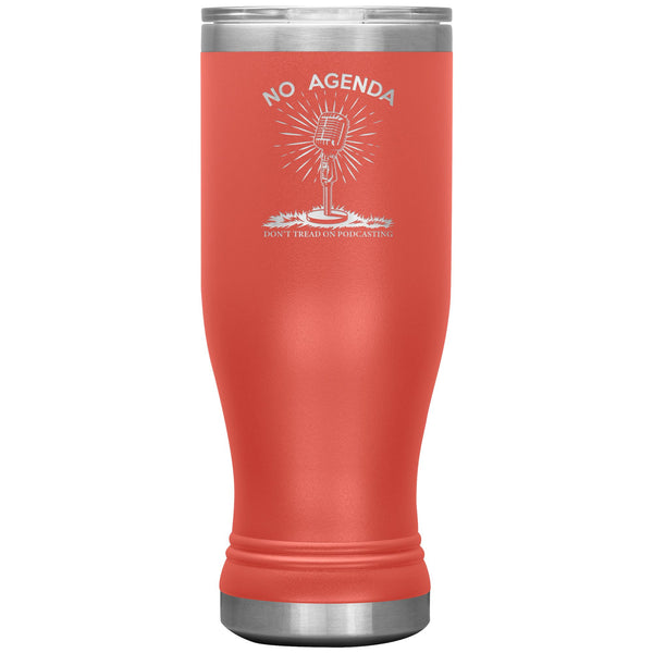 DONT TREAD ON PODCASTING - 20 oz boho tumbler
