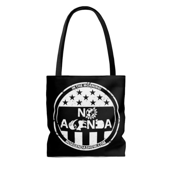 NO AGENDA PARTY TIME - tote bag