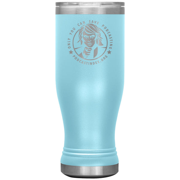 SAVE PODCASTING! - 20 oz boho tumbler