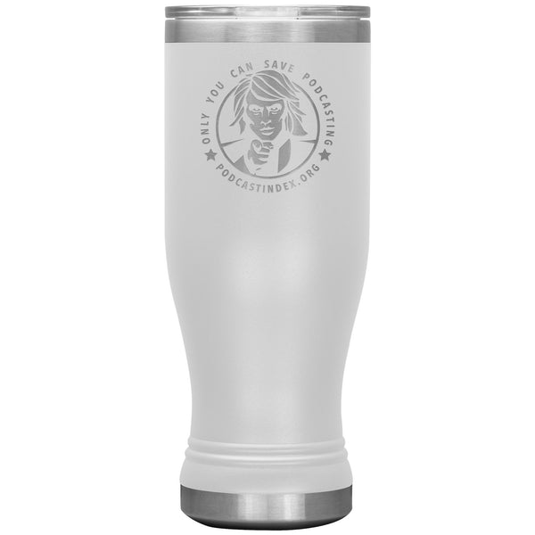 SAVE PODCASTING! - 20 oz boho tumbler