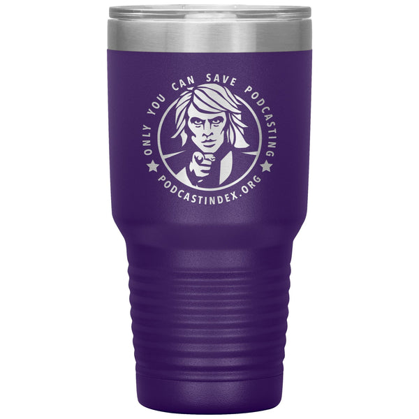 SAVE PODCASTING! - 30 oz tumbler