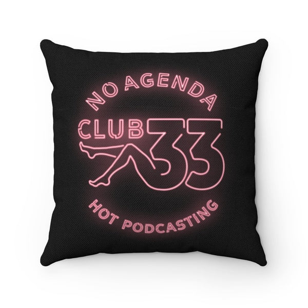 NO AGENDA CLUB 33 - throw pillow