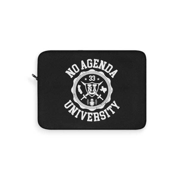 NO AGENDA UNIVERSITY - W - laptop sleeve