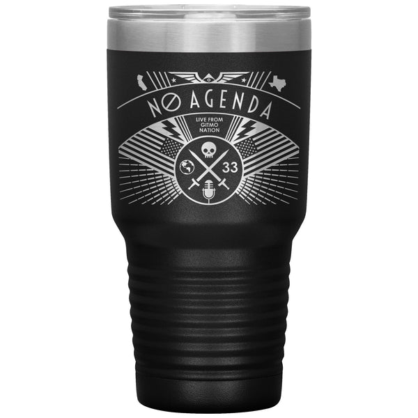NO AGENDA RALLY - 30 oz tumbler