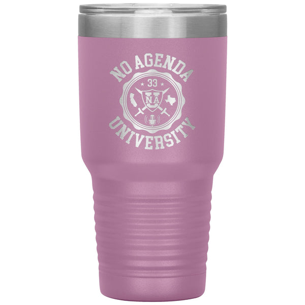 NO AGENDA UNIVERSITY - 30 oz tumbler