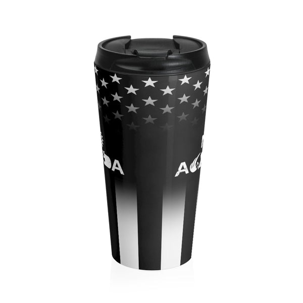 NO AGENDA PARTY TIME - 15 oz travel mug