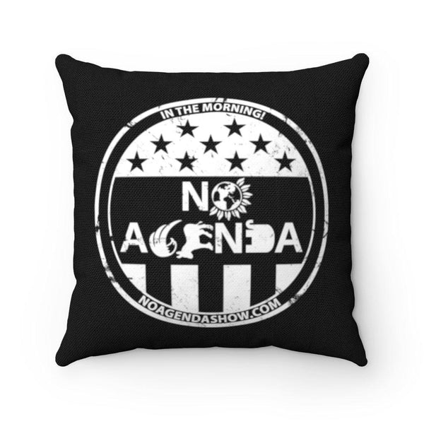 NO AGENDA PARTY TIME - throw pillow case