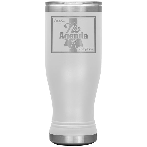 NO AGENDA RIBBON - 20 oz boho tumbler