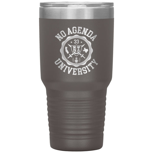 NO AGENDA UNIVERSITY - 30 oz tumbler