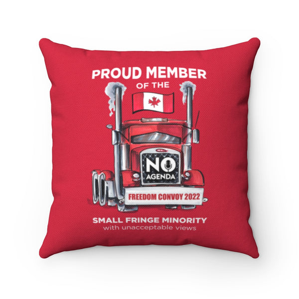 UNACCEPTABLE FREEDOM CONVOY - R - throw pillow case