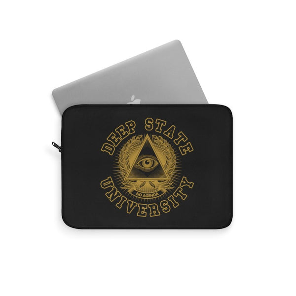 DEEP STATE UNIVERSITY - T - laptop sleeve