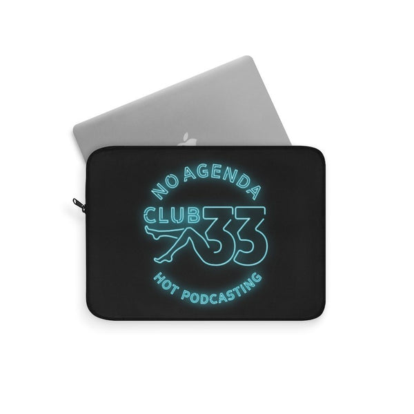 NO AGENDA CLUB 33 - T - laptop sleeve