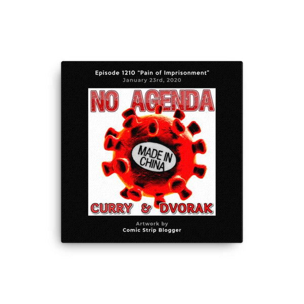 NO AGENDA 1210 - customizable canvas cover art