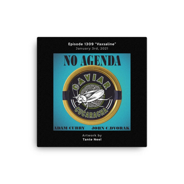 NO AGENDA 1309 - customizable canvas cover art