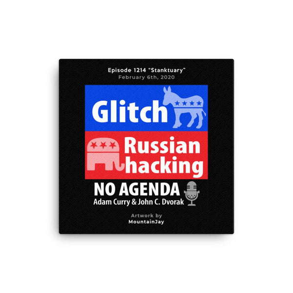 NO AGENDA 1214 - customizable canvas cover art