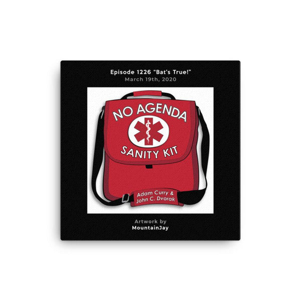 NO AGENDA 1226 - customizable canvas cover art