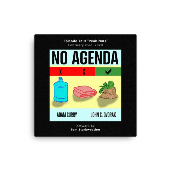 NO AGENDA 1219 - customizable canvas cover art