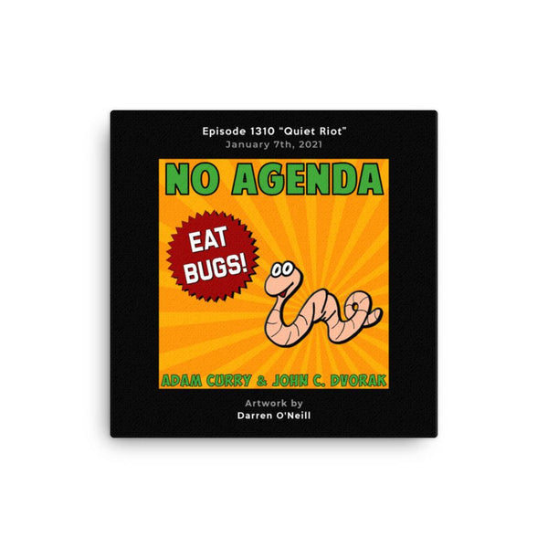 NO AGENDA 1310 - customizable canvas cover art