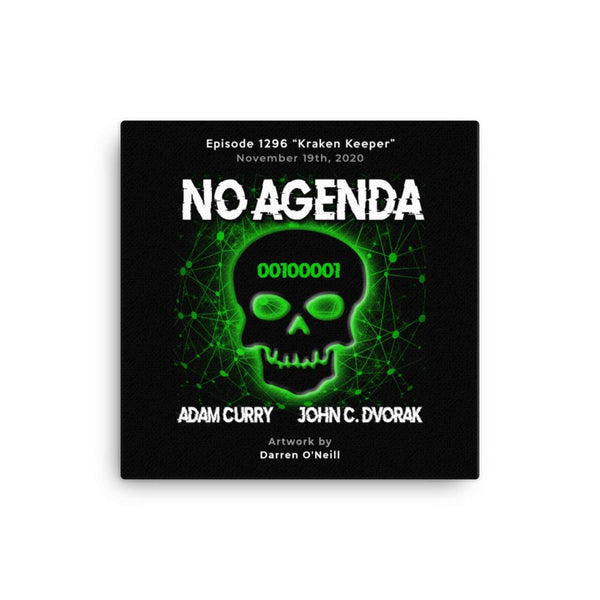 NO AGENDA 1296 - customizable canvas cover art