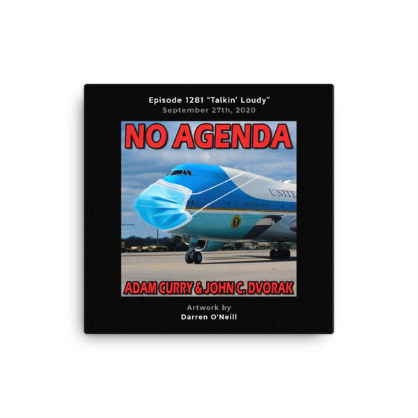 NO AGENDA 1281 - customizable canvas cover art