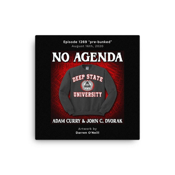 NO AGENDA 1269 - customizable canvas cover art