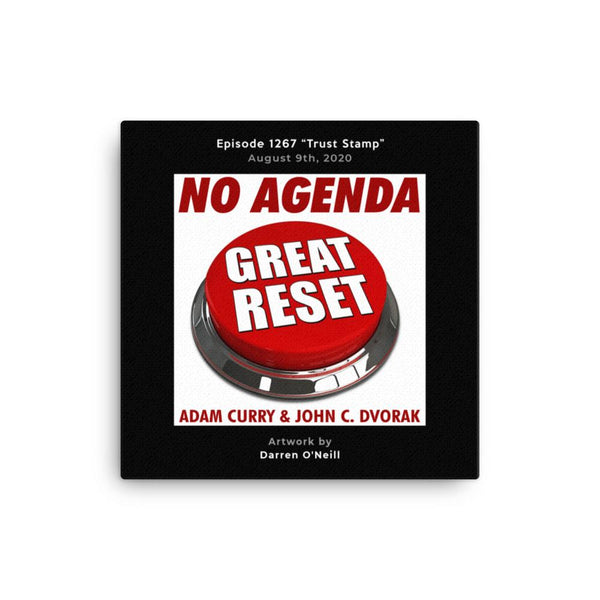 NO AGENDA 1267 - customizable canvas cover art