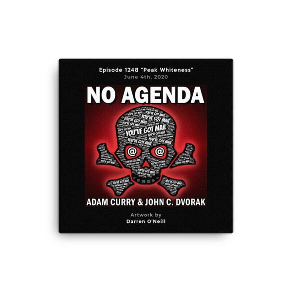 NO AGENDA 1248 - customizable canvas cover art