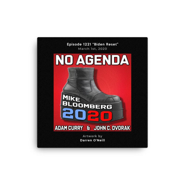 NO AGENDA 1221 - customizable canvas cover art