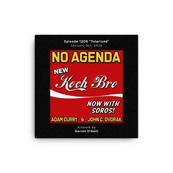 NO AGENDA 1206 - customizable canvas cover art