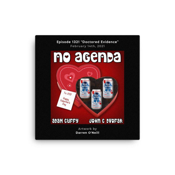 NO AGENDA 1321 - customizable canvas cover art