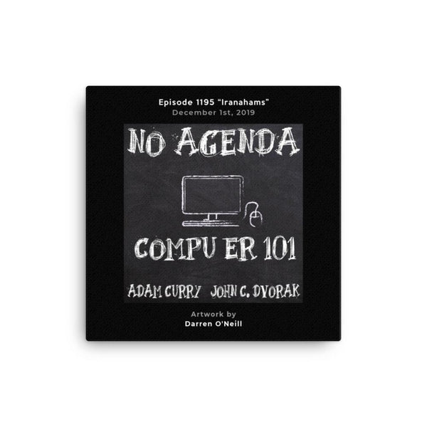 NO AGENDA 1195 - customizable canvas cover art