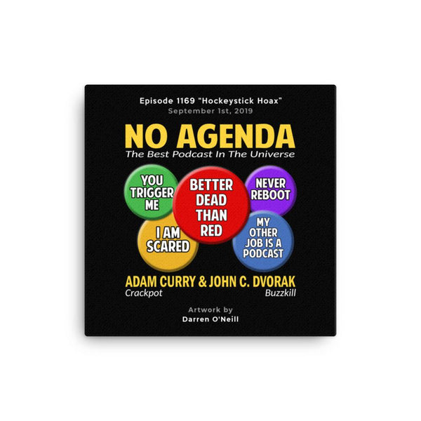 NO AGENDA 1169 - customizable canvas cover art