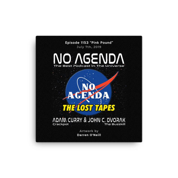 NO AGENDA 1153 - customizable canvas cover art