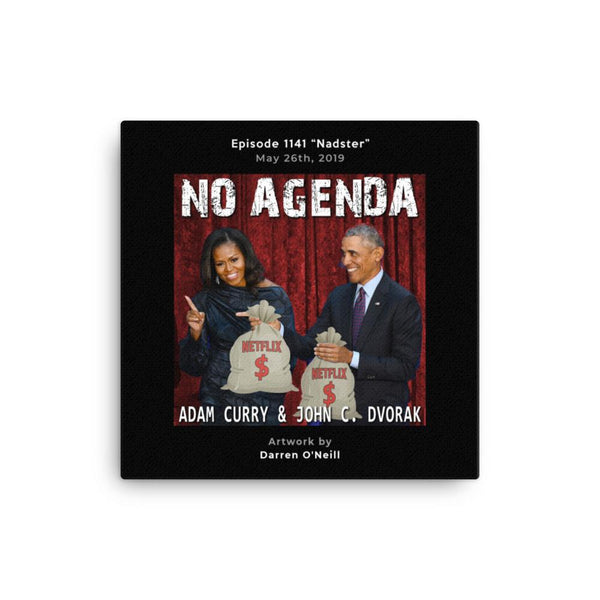NO AGENDA 1141 - customizable canvas cover art