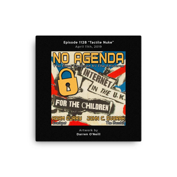 NO AGENDA 1128 - customizable canvas cover art