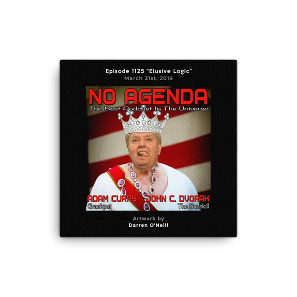 NO AGENDA 1125 - customizable canvas cover art