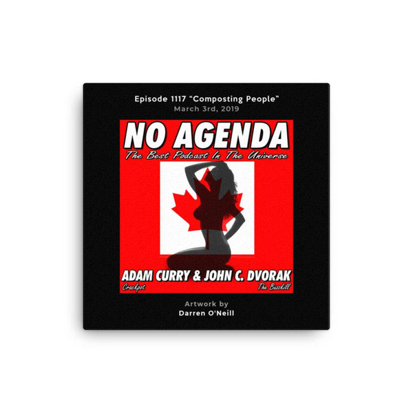 NO AGENDA 1117 - customizable canvas cover art