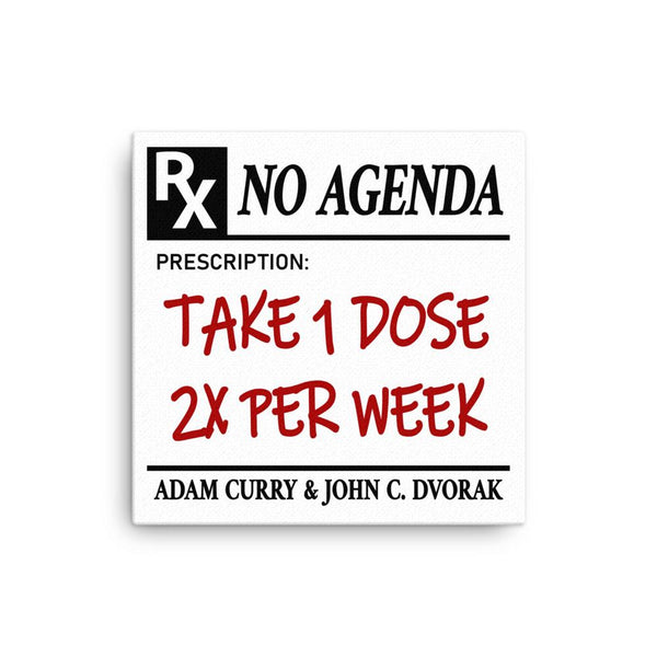NO AGENDA 1227 - canvas cover art