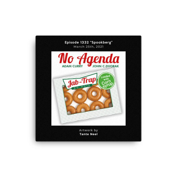NO AGENDA 1332 - customizable canvas cover art