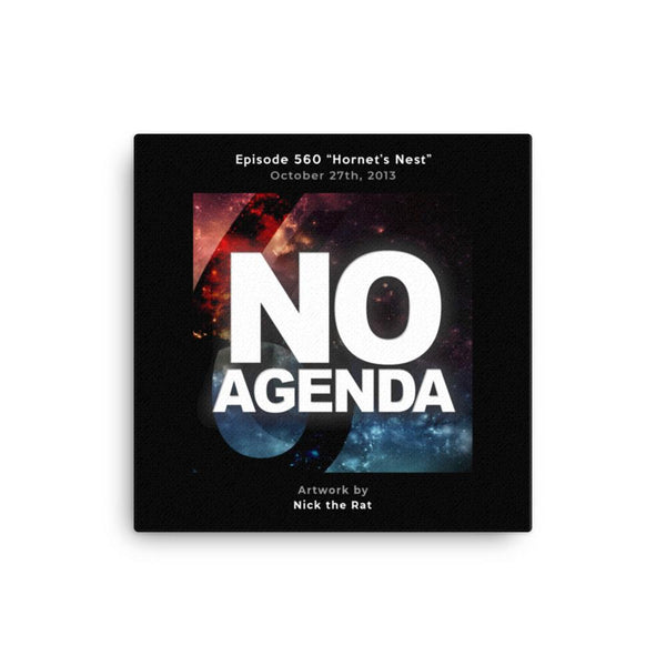 NO AGENDA 0560 - customizable canvas cover art