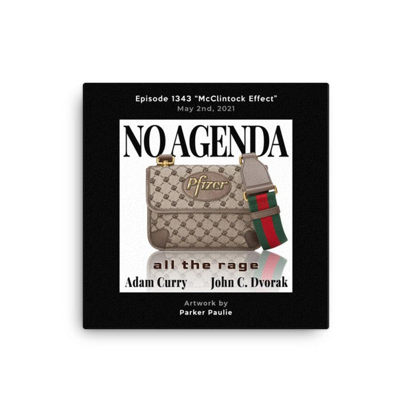 NO AGENDA 1343 - customizable canvas cover art